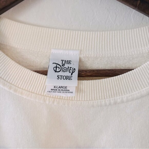 Disney Vintage Winnie the Pooh Tigger Cream Crew Neck Sweatshirt XL Embroidered - Picture 3 of 6